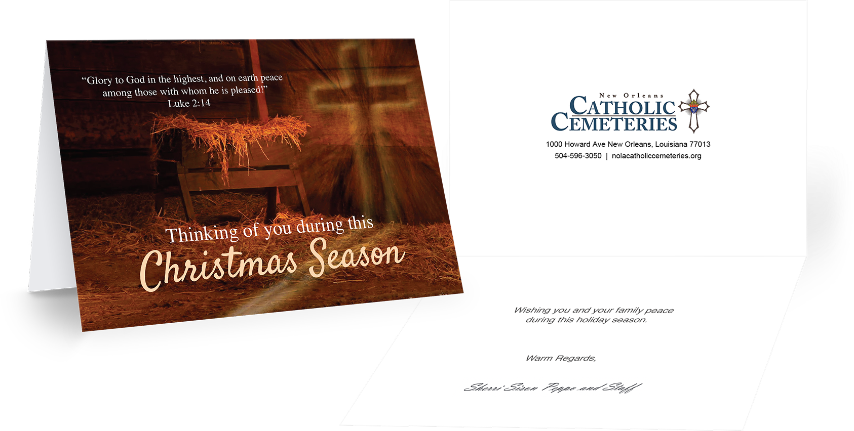 Cemetery Holiday Card
